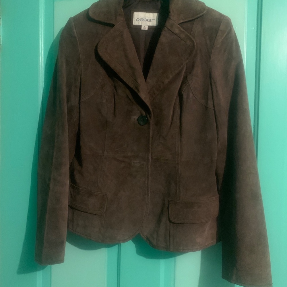 Brown Leather Cherokee Jacket